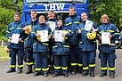 Die acht neuen Einsatzkräfte des THW OV Plauen - Herzlichen Glückwunsch!